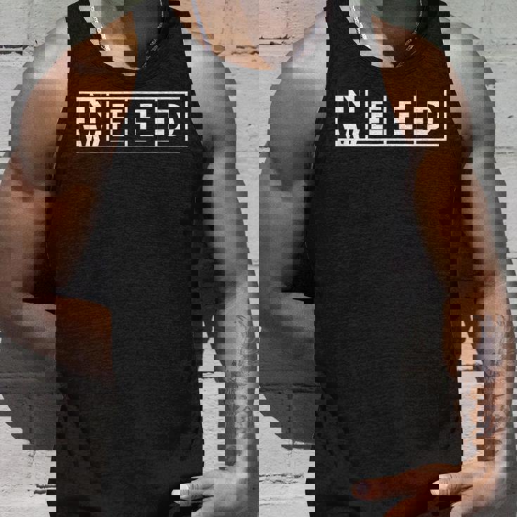 ニード・ウィード・ファニー 420 ガンジャ・ストーナー タンクトップ 彼への贈り物