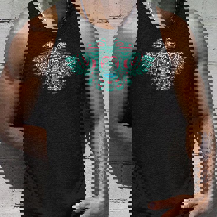 ネイティブアメリカン ハイダ サンダーバード トーテムポール ヴィンテージ タンクトップ 彼への贈り物