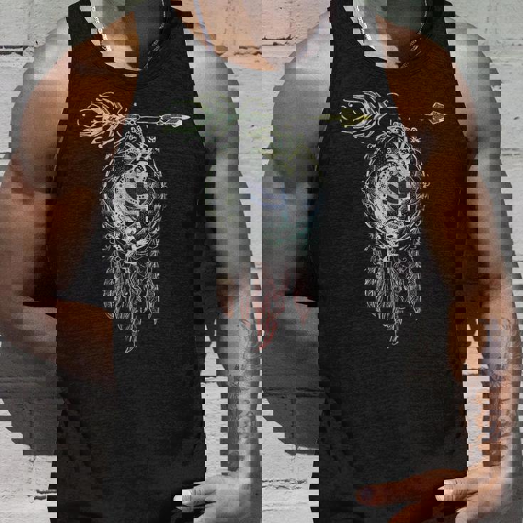 ネイティブアメリカンフィリグリー ココペリ ドリームキャッチャー 3 ファンファン ファン タンクトップ 彼への贈り物