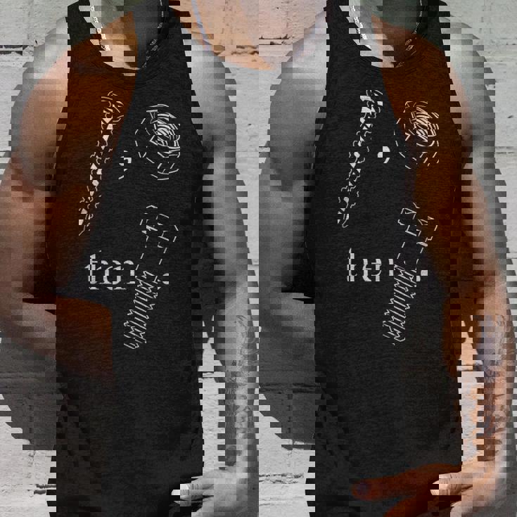 ネジナットとボルト 面白い皮肉 タンクトップ 彼への贈り物