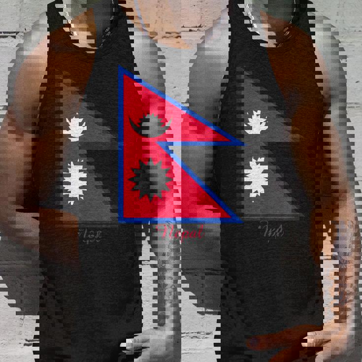 ネパールのネパール国旗のお土産。 タンクトップ 彼への贈り物