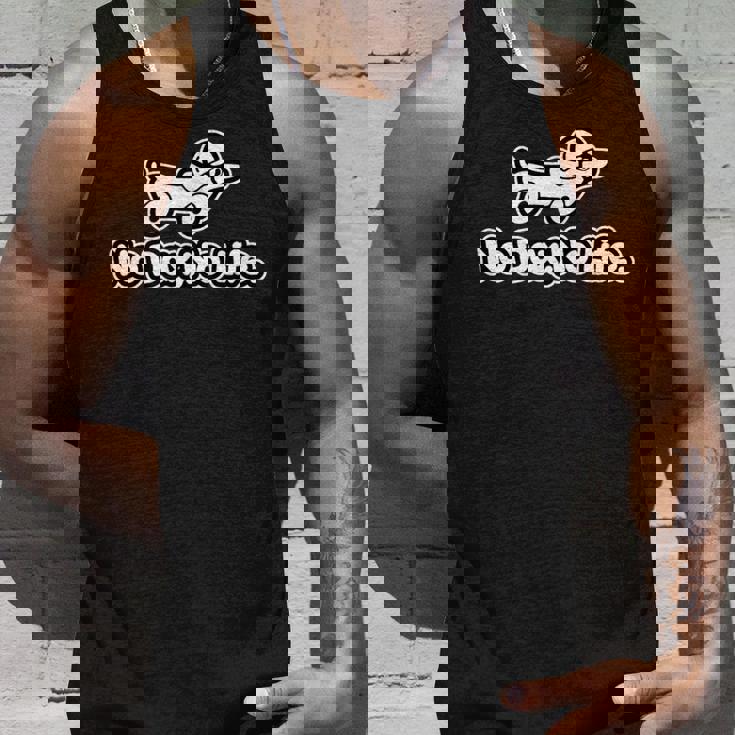 ノー ダックス ノー ライフ No Daxno Life フロント＆バックプリント タンクトップ 彼への贈り物