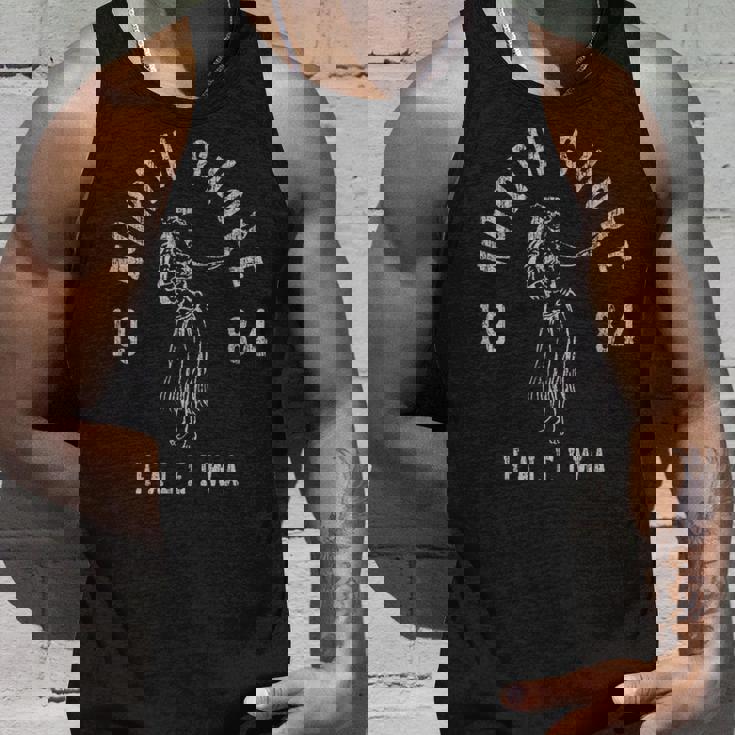 ノースショア ハレイワ ハワイフラ ヴィンテージスタイル タンクトップ 彼への贈り物