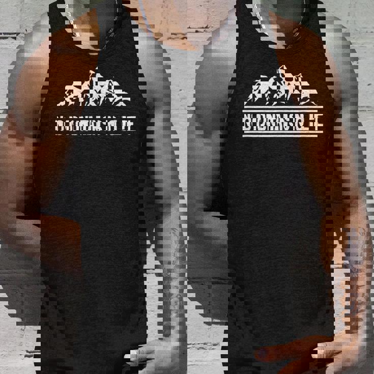 ノーマウンテンノーライフ ロッククライミング エイドクライミング フリークライング アルパインクライミング 登攀 登山 タンクトップ 彼への贈り物