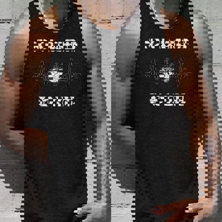 ノーラーメンノーライフ ラーメン好き ラーメンオタク ラーメン 面白い ネタ ごはん 飯 麺 タンクトップ 彼への贈り物