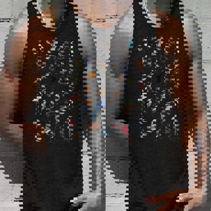 ハシビロコウ カワセミ スズメ 鳥 動物 図 バードウォッチング 贈り物 鳥類学者 生物学者 自然科学 タンクトップ 彼への贈り物