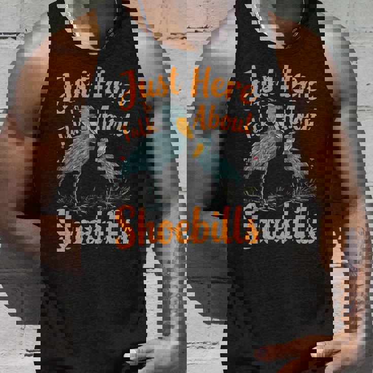 ハシビロコウについて話すだけ タンクトップ 彼への贈り物