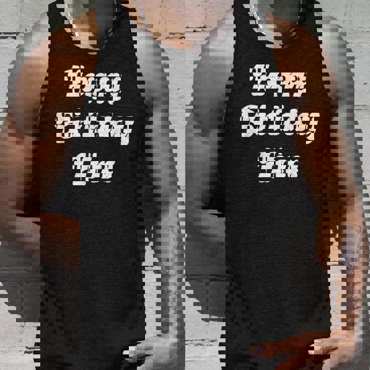 ハッピーバースデー ひな タンクトップ 彼への贈り物