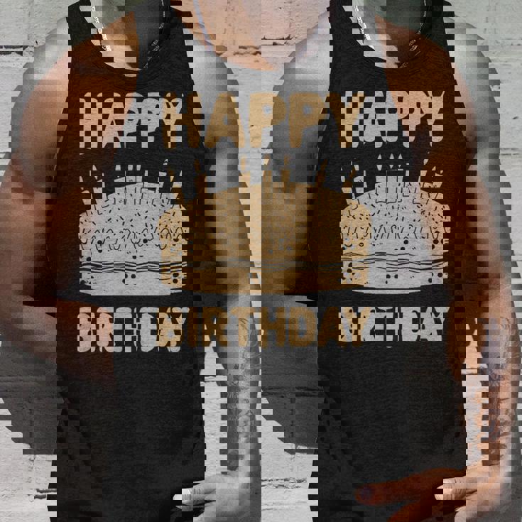 ハッピーバースデー-バースデーファニー タンクトップ 彼への贈り物