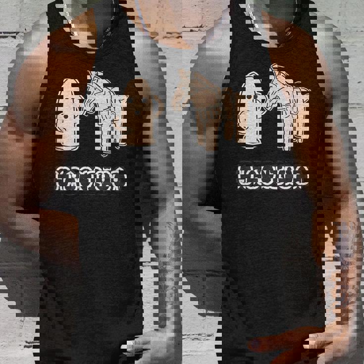 ハニワ くん と 馬 埴輪【ゆるフレンズ】歴史土器 キャラクター かわいい イラスト タンクトップ 彼への贈り物