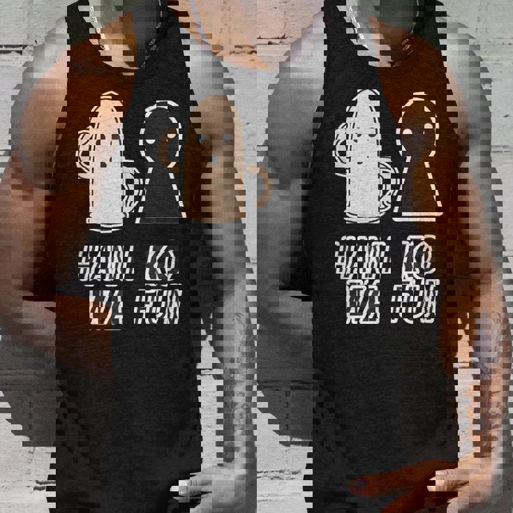 ハニワくん X 古墳くん 埴輪【ゆるフレンズ】歴史 かわいい イラスト 面白い タンクトップ 彼への贈り物