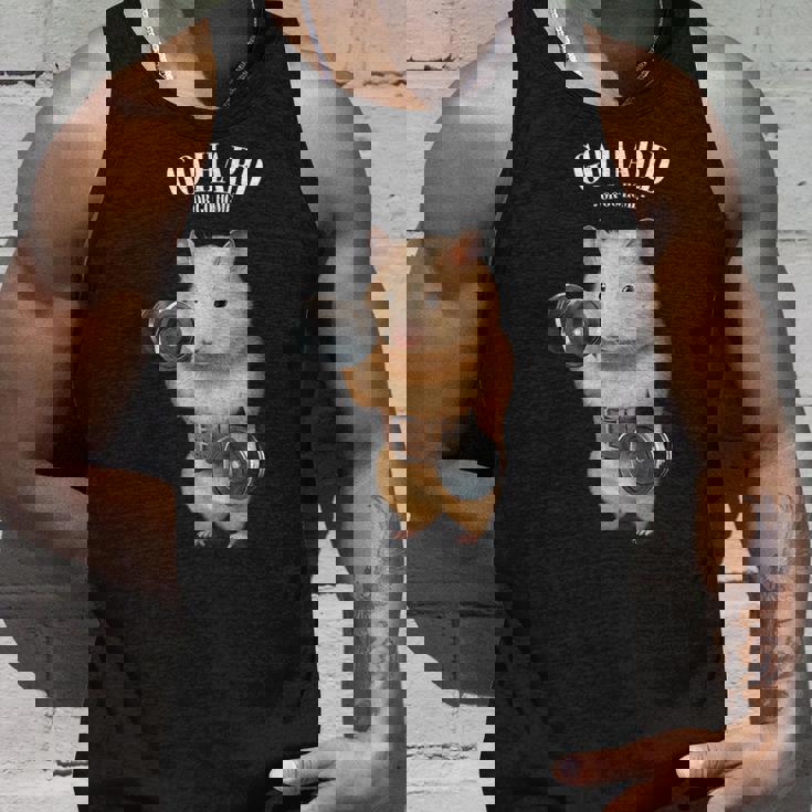 ハムスター 筋トレ ダンベル付き フィットネスジム タンクトップ 彼への贈り物