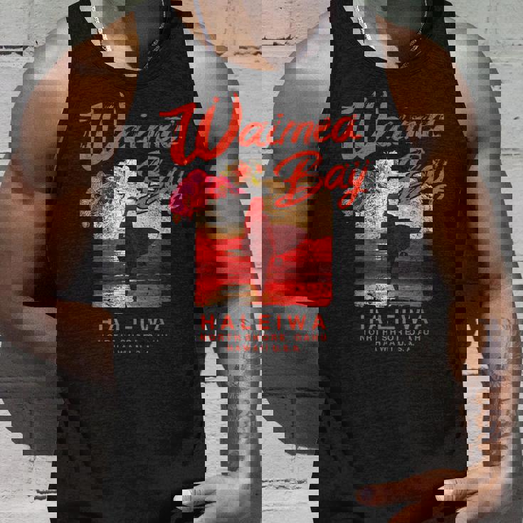 ハワイ ワイメア ベイ サーフィン ヴィンテージ ハワイアン タンクトップ 彼への贈り物