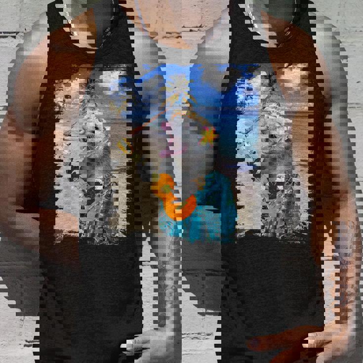 ハワイのトロピカルポッサム、アロハオポッサム。 タンクトップ 彼への贈り物