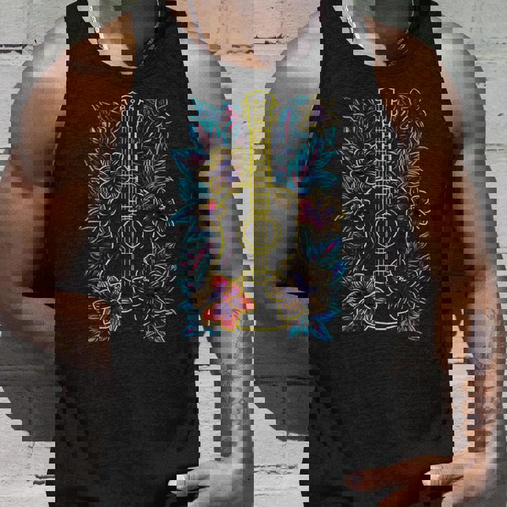 ハワイ・ミュージック レトロ・ルック・ウクレレ タンクトップ 彼への贈り物