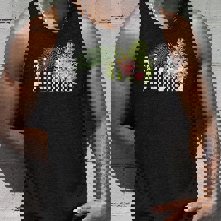 ハワイ島発アロハ フラワースピリットを感じる アロハ タンクトップ 彼への贈り物