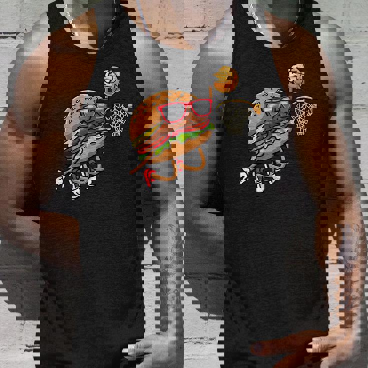 ハンバーガー バスケットボール ファーストフード バスケットボール選手 タンクトップ 彼への贈り物