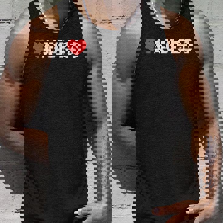 ハート アミーゴ ミニマリストのラブスタイル タンクトップ 彼への贈り物