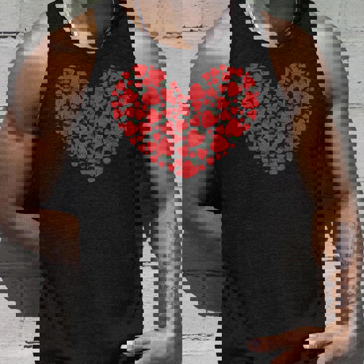 ハート ストロベリー ガーデニング タンクトップ 彼への贈り物