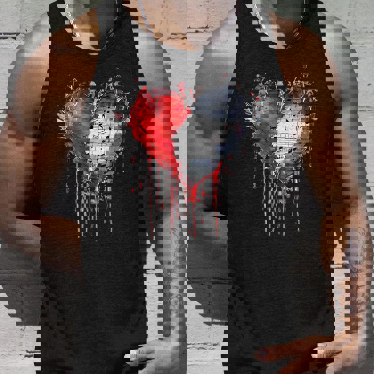 ハート 音符 パンクロック ゴシック 音楽愛好家 タンクトップ 彼への贈り物