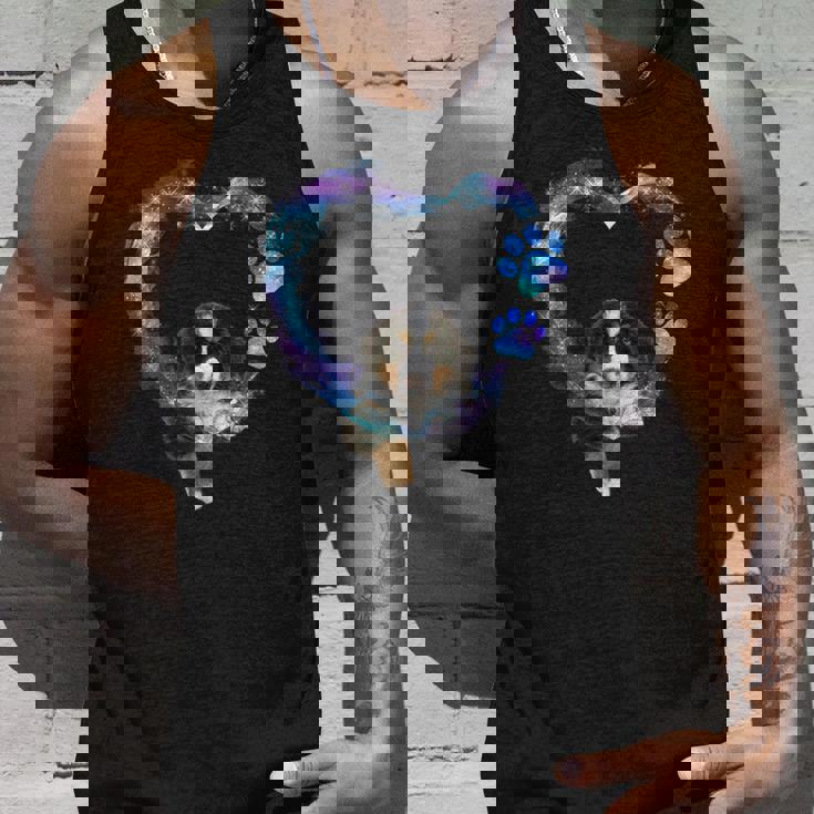 ハートの中の面白いバーニーズマウンテンドッグ タンクトップ 彼への贈り物