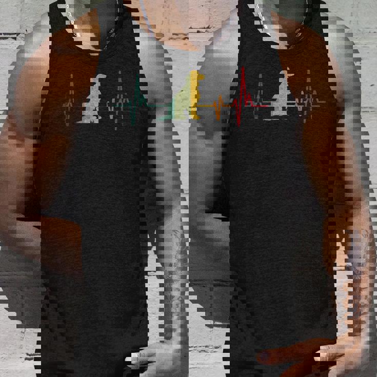 ハートビート デザイン アメリカン コッカー スパニエル犬 タンクトップ 彼への贈り物