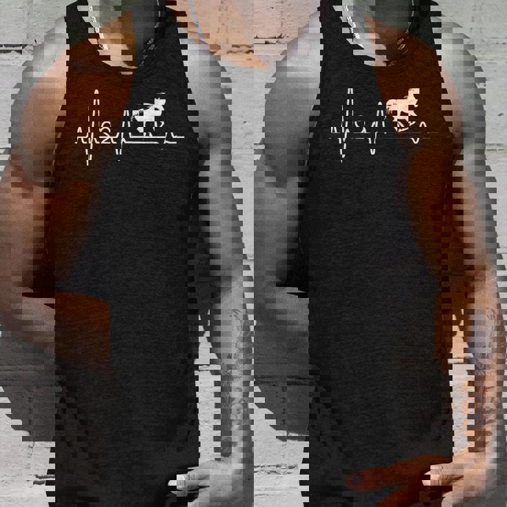 ハートビート、馬、馬好き、ライダー、贈り物、馬が大好き タンクトップ 彼への贈り物