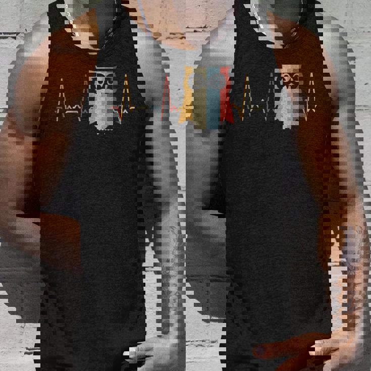 ハートビートフクロウ タンクトップ 彼への贈り物