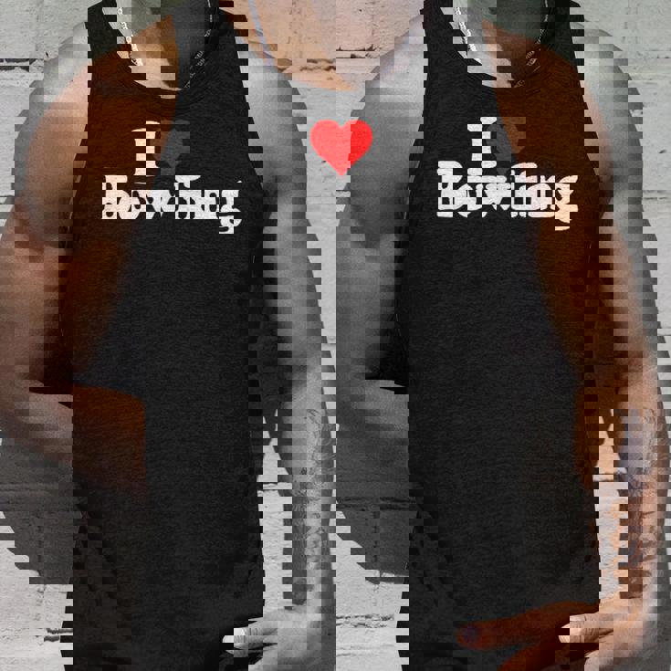 ハートボウリングが大好き タンクトップ 彼への贈り物