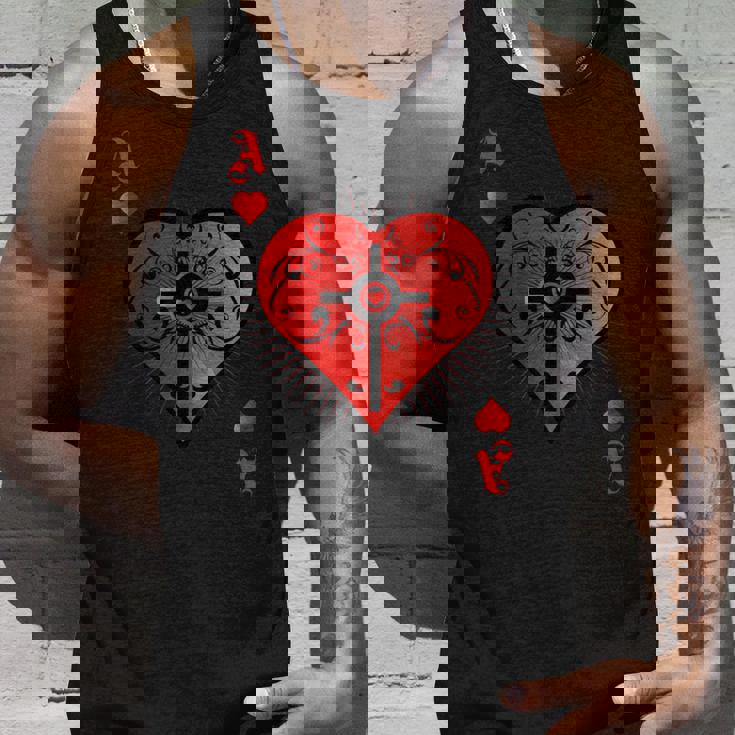 ハートポーカーエースi テキサスホールデムカジノカードケース ポーカー 長袖tシャツ タンクトップ 彼への贈り物