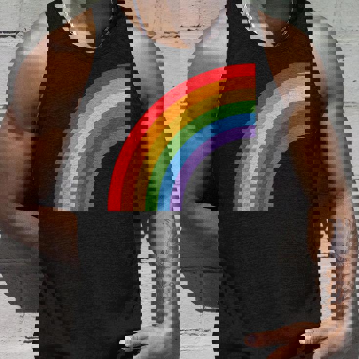 ハーフレインボー Roygbiv カラフルラッキーレインボー タンクトップ 彼への贈り物