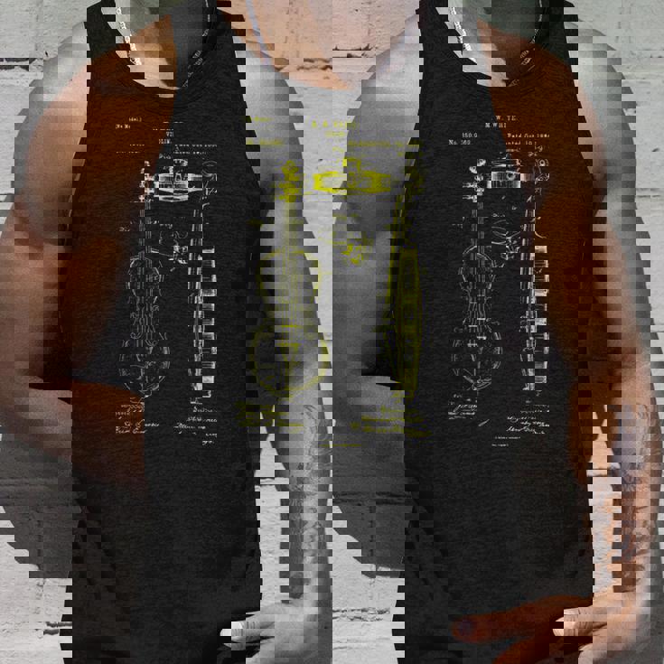 バイオリン奏者 バイオリン ビンテージ 特許 ストリング オーケストラ タンクトップ 彼への贈り物