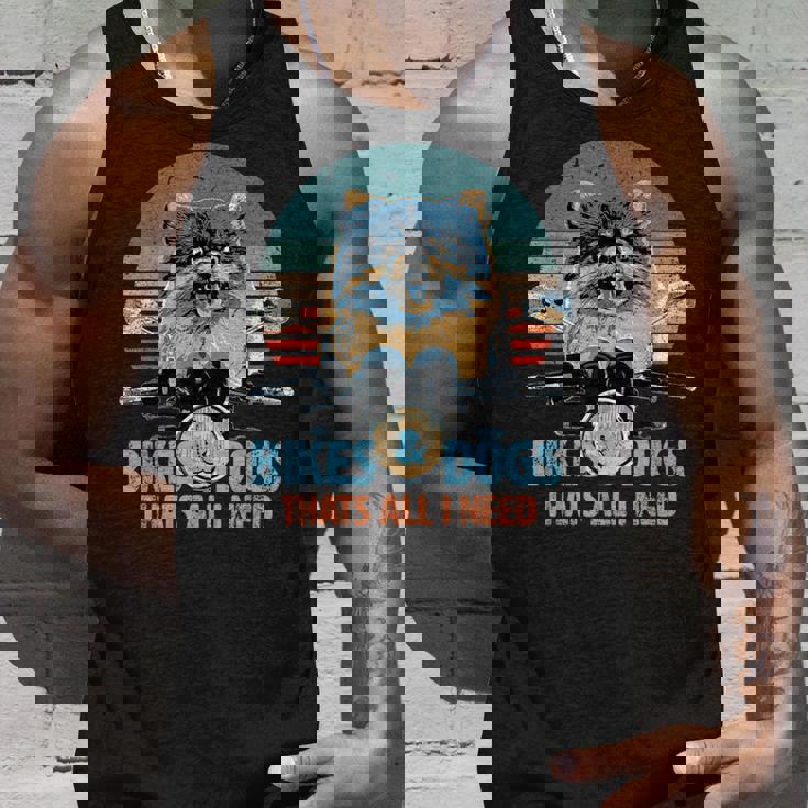 バイク&犬 かわいいポメラニアン ポメラニアン オートバイ タンクトップ 彼への贈り物