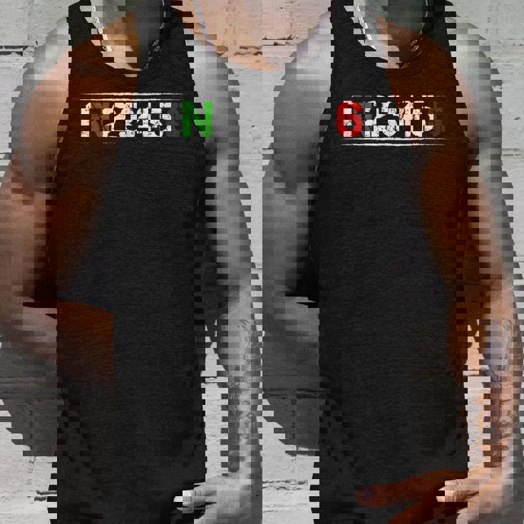 バイク ギアシフト 1N23456 バイク バイカー ツアー タンクトップ 彼への贈り物