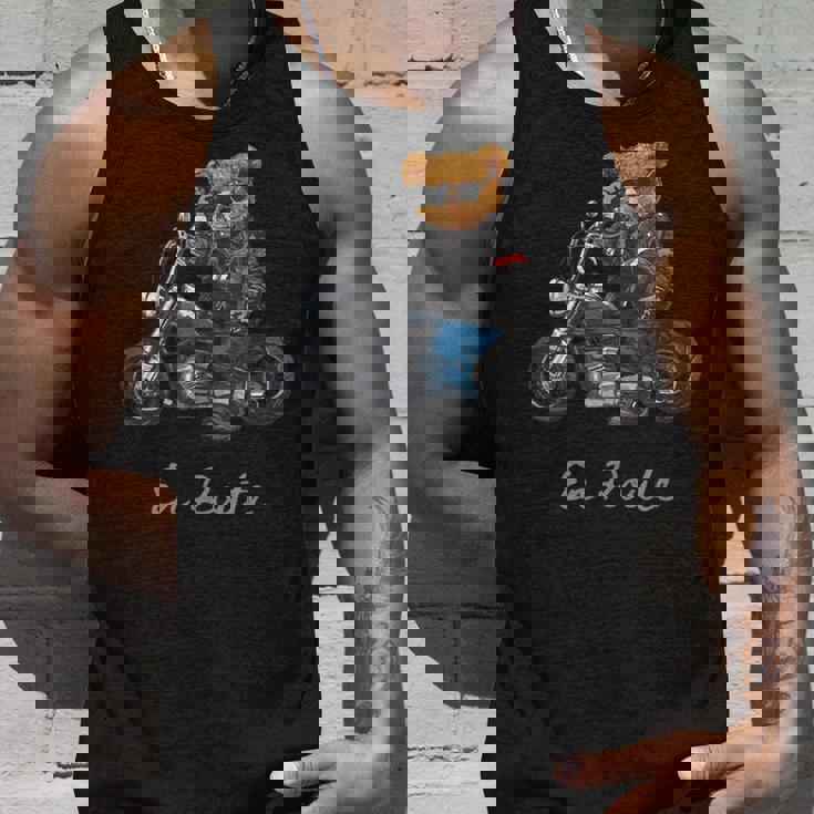 バイク クラシック オートバイ 熊 クルーザー タンクトップ 彼への贈り物