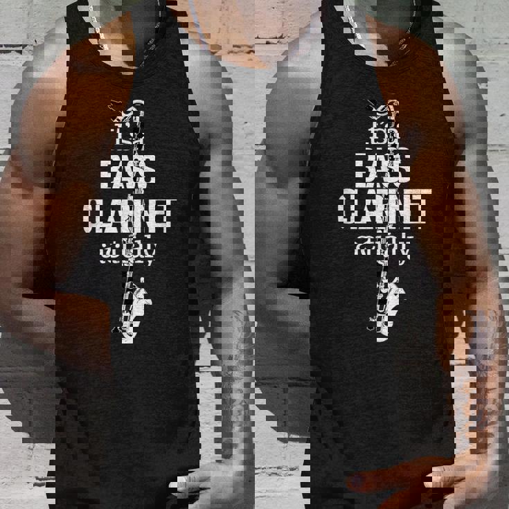 バスクラリネット奏者のためのクラリネットユーモア 面白いバスクラリネット Bass Clarinet タンクトップ 彼への贈り物