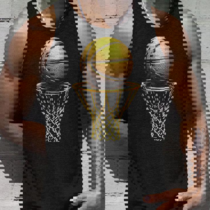 バスケットボール選手 クールトロフィー スポーツ愛好家 試合日 Bボール タンクトップ 彼への贈り物