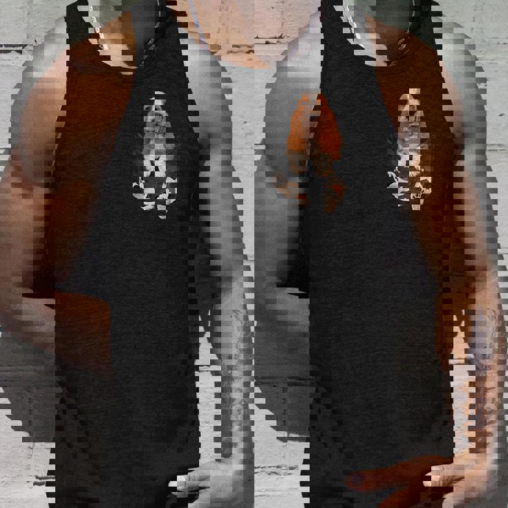 バセットハウンド愛好家のためのファニーバセットハウンド ポケットの中のバセットハウンド タンクトップ 彼への贈り物