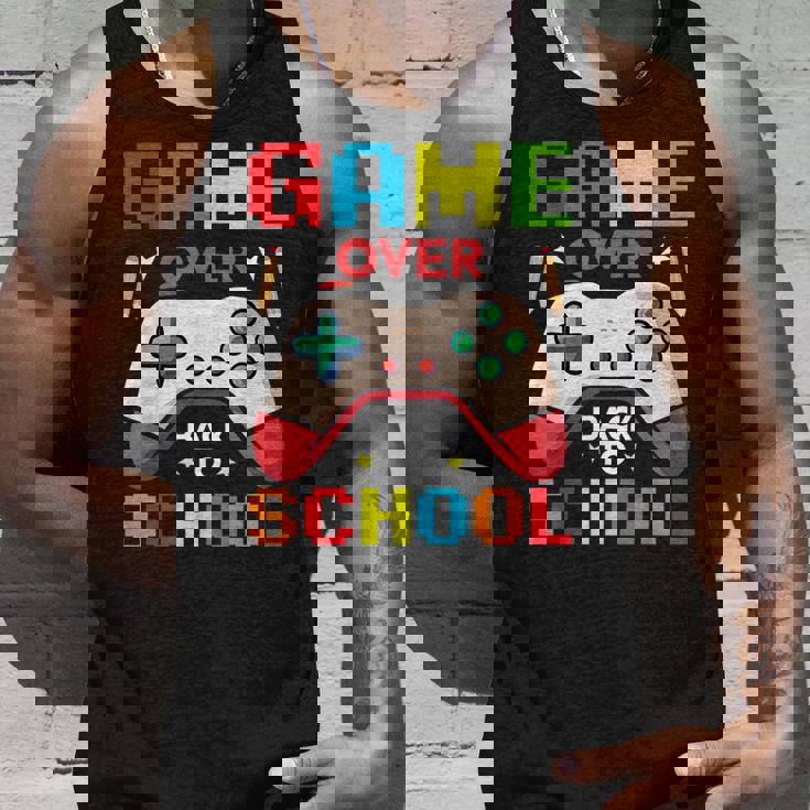 バック・トゥ・スクール-ゲームオーバーバック・トゥ・スクール タンクトップ 彼への贈り物