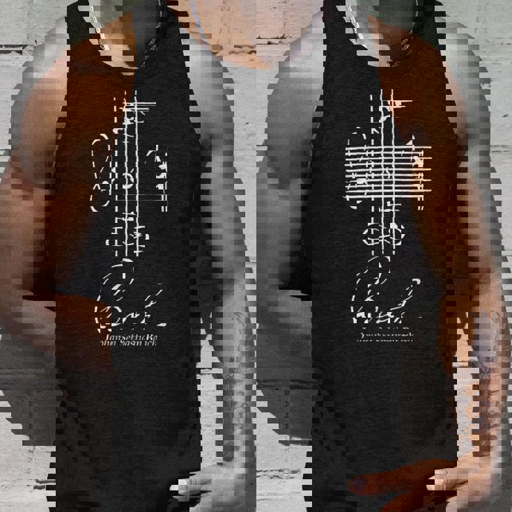 バッハ ミュージカル シグネチャー ノテーション 音楽 クラシック タンクトップ 彼への贈り物