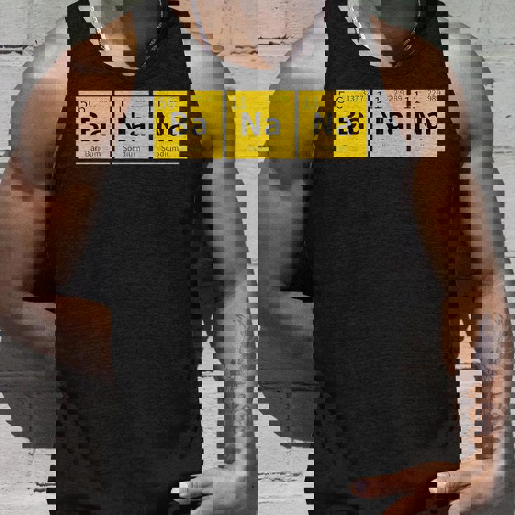 バナナおかしい化学元素周期表食品科学 タンクトップ 彼への贈り物