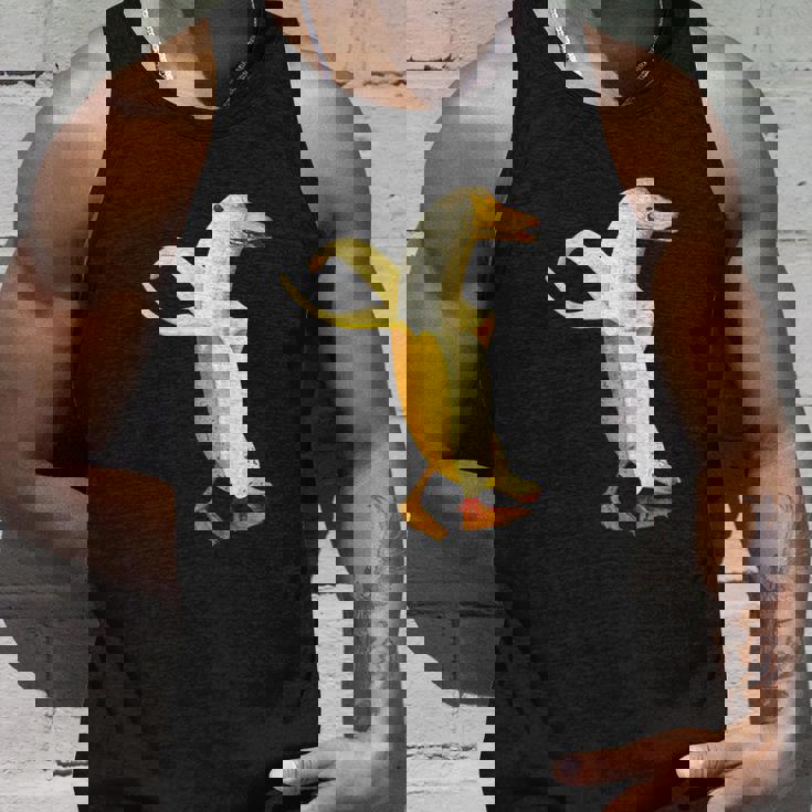 バナナアヒル。おかしいから人形の動物 タンクトップ 彼への贈り物