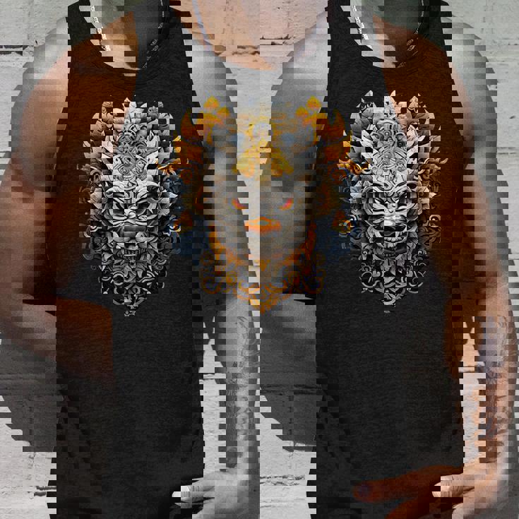 バリ文化 バロンマスク バリ インドネシア タンクトップ 彼への贈り物