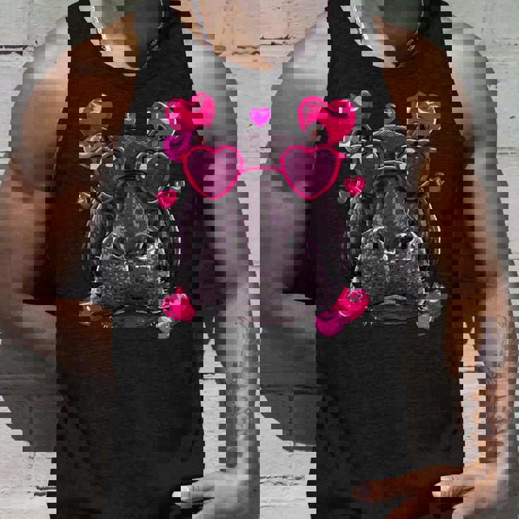 バレンタイン カバ シャツ かわいい カバ 動物 カバ 恋人 タンクトップ 彼への贈り物