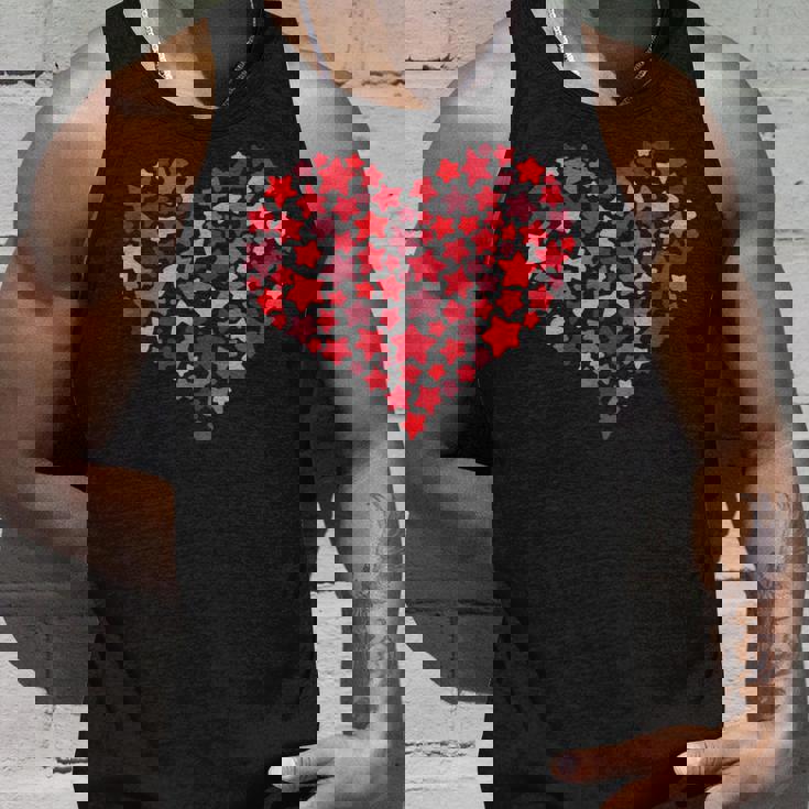 バレンタインデーのプレゼント かわいいラブハート スター カップルalentine's Day Cute Love タンクトップ 彼への贈り物