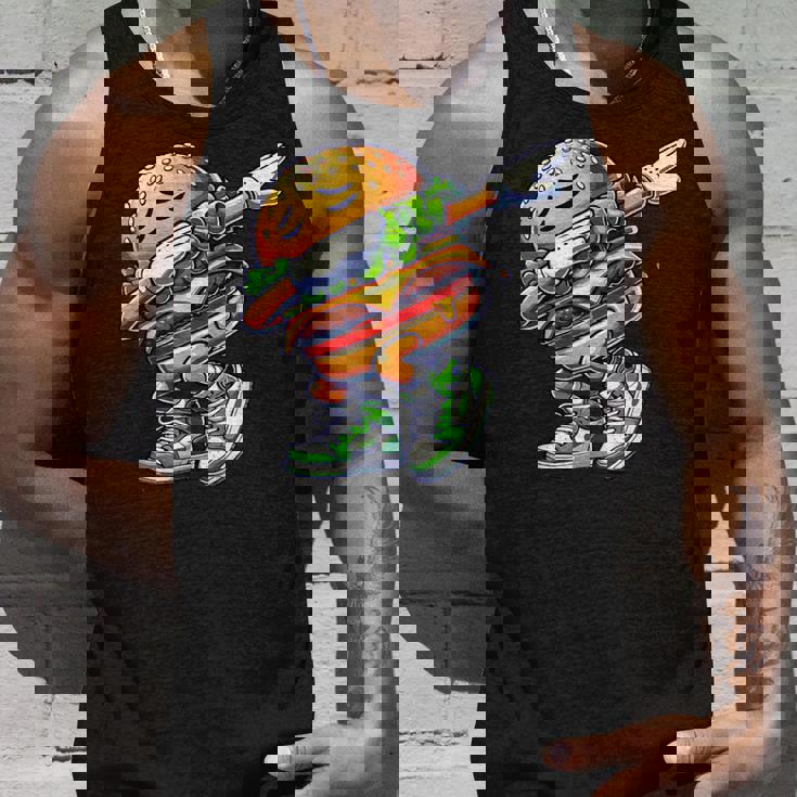 バーガー ダビング チーズ バーガー デイダンス 面白い ハンバーガー タンクトップ 彼への贈り物