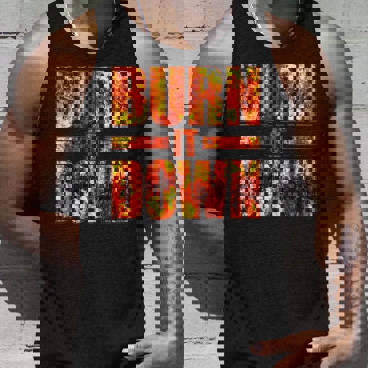 バーン・イット・ダウン・ファイヤー・フレイムズ タンクトップ 彼への贈り物