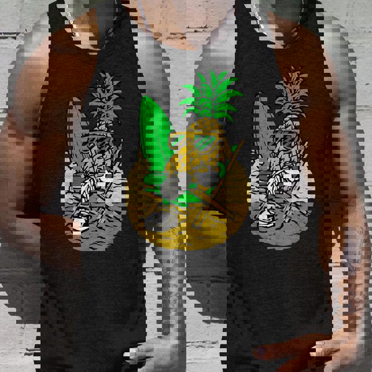 パイナップル サーファー サングラス ハワイ ハワイアン アロハ メンズ レディース タンクトップ 彼への贈り物