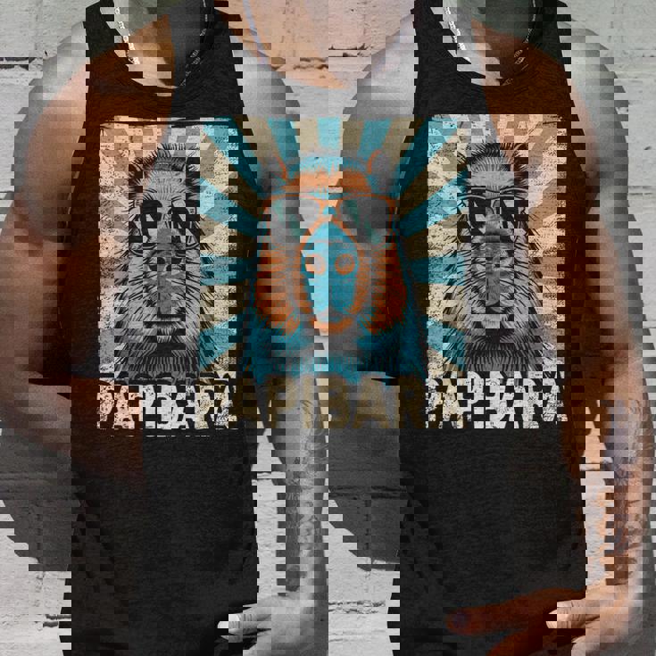 パピバラ おもしろカピバラ 最高のお父さん 父の日 カピバラ タンクトップ 彼への贈り物