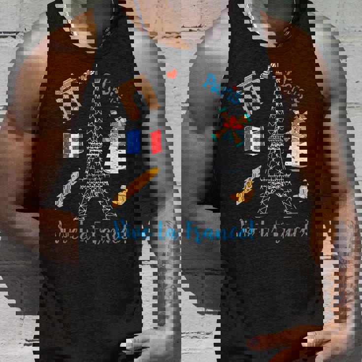 パリ お土産 エッフェル塔 フランス ヴィーヴ ラ・フランス タンクトップ 彼への贈り物